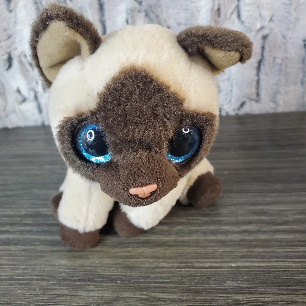 Ty Beanie Boos (3) Dogs & Cat Chihuahua, French Bulldog, Siamese Cat